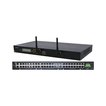 Perle IOLAN SCG50 S-WD Console Server: 48 x software selectable RS232/422/485 RJ45 interfaces, 2 04035630